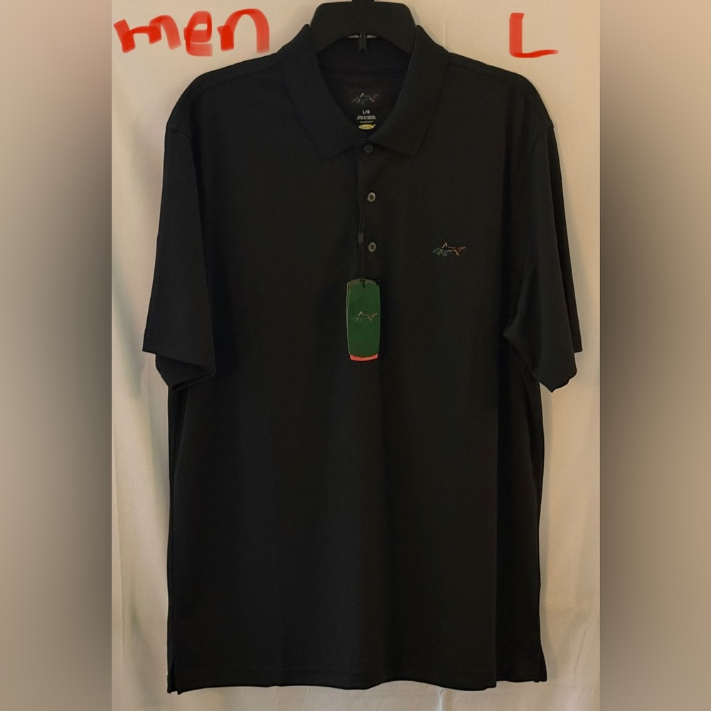 Greg Norman Collection Classic Black Polo